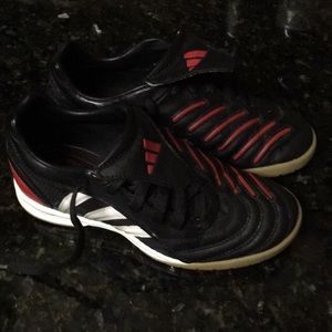 Youth Adidas indoor soccer shoes